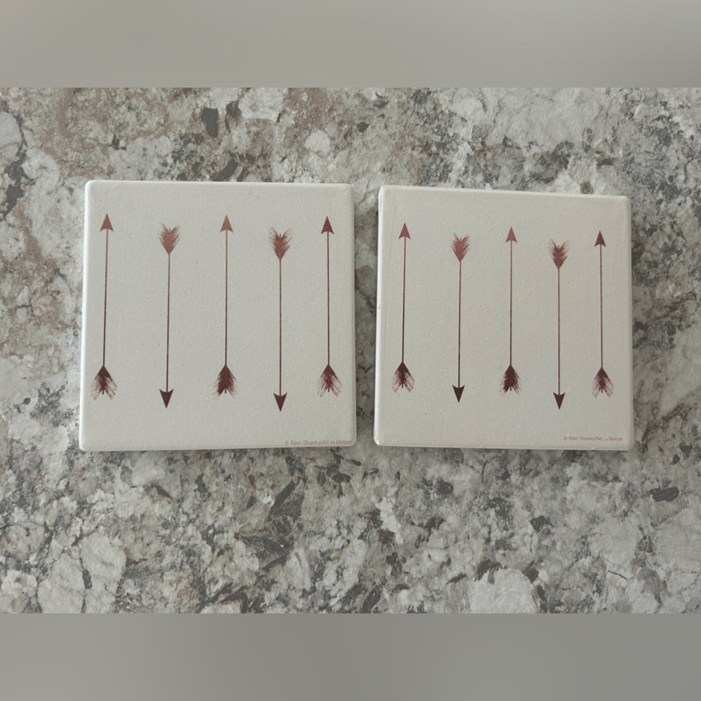 Thirtystone Boho Arrow Coasters Set of 2